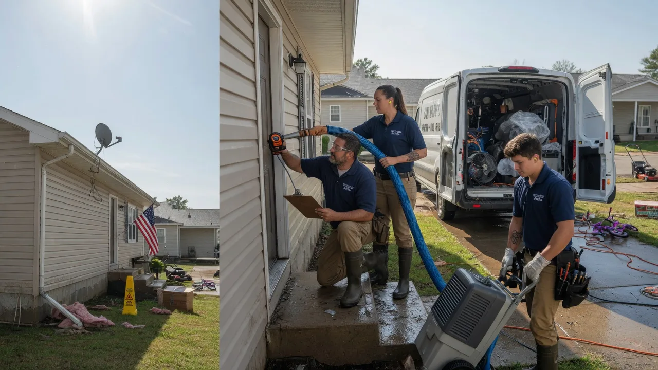 Ceiling Water Damage Restoration in Portland, PA near me